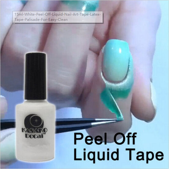 Buy AIMEILI Liquid Latex Peel Off Tape Cuticle Guard Polish Barrier Skin  Protector for Nail Art 15 ML 0.5 Fl Oz Online at Low Prices in India -  Amazon.in
